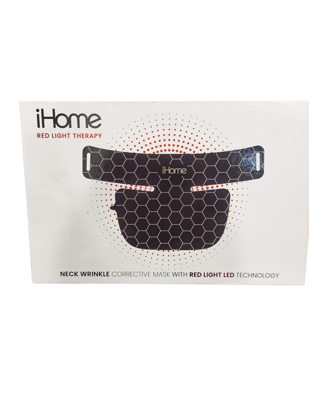 iHome Black Neck Wrinkle Corrective LED Mask